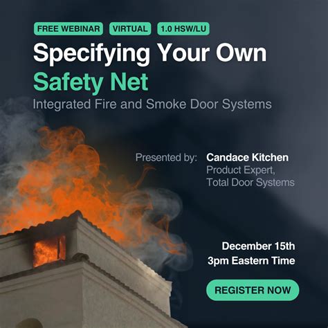 Free Webinar Aiaces Approved Integrated Fire And Smoke Door