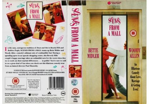 Scenes From A Mall On Touchstone Home Video United Kingdom Betamax Vhs Videotape