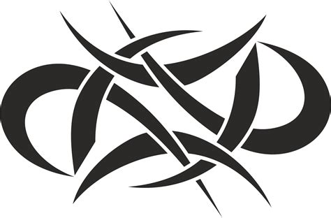 Abstract Tattoo Tribal Vector Design Free Vector Cdr Download