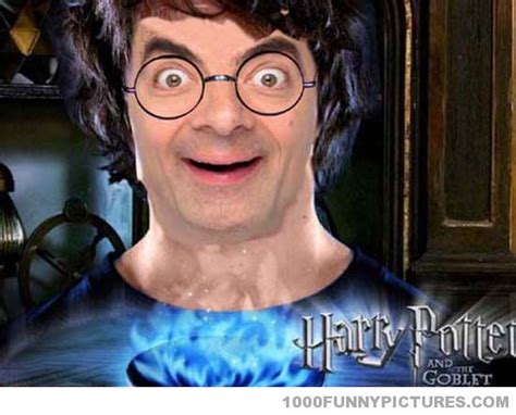 Weird Mr Bean Part Pic Harry Potter Goblet Harry Potter Movies Mr Bean Funny