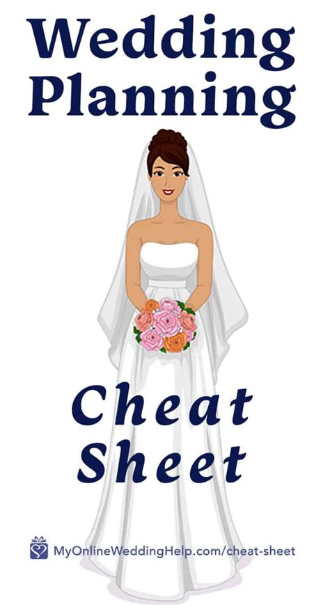 7 Step Wedding Guide Checklist And Printable Cheat Sheet My Online