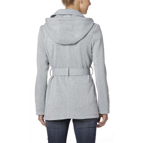 Simply Styled Womens Belted Hooded Jacket