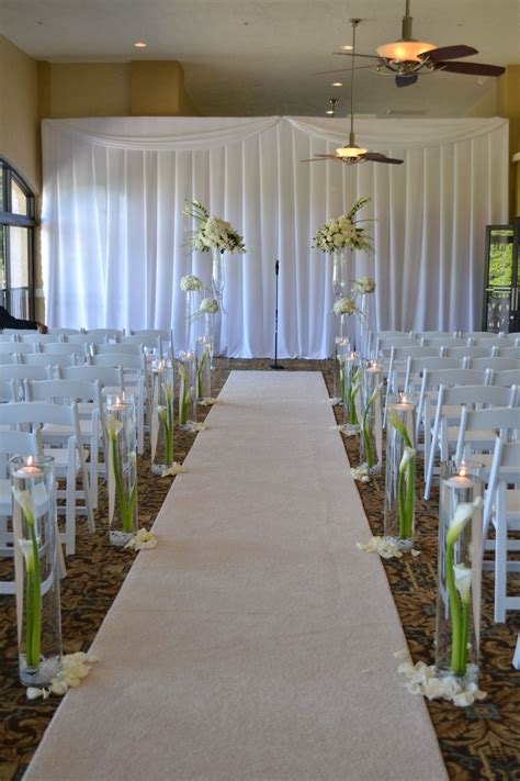 Church Wedding Decorations Aisle Wedding Columns Wedding Pews Indoor