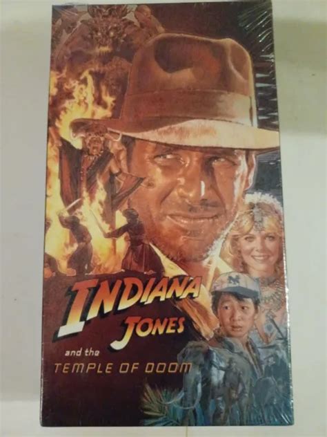 INDIANA JONES AND The Temple Of Doom VHS 1989 Paramount Release