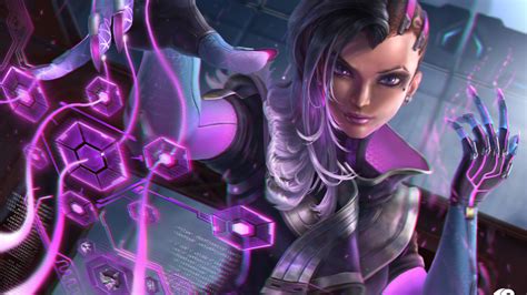 1920x1080 Sombra Overwatch Art 5k Laptop Full Hd 1080p Hd 4k Wallpapers