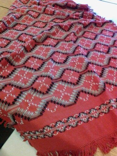 Swedish Weave Red Dark Grey Light Grey And White On Red Monks Cloth