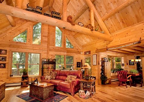 Western Maine Lakeside Hideaway Rustic Living Room Boston By