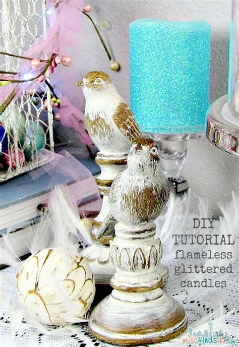 Glitter Candle Tutorial Add Some Sparkle To Flameless