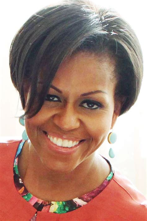 Michelle Obama Is Pictured With Her Natural Curly Hair And Everyone