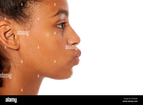 Pretty Young Woman Lips Pursed Hi Res Stock Photography And Images Alamy