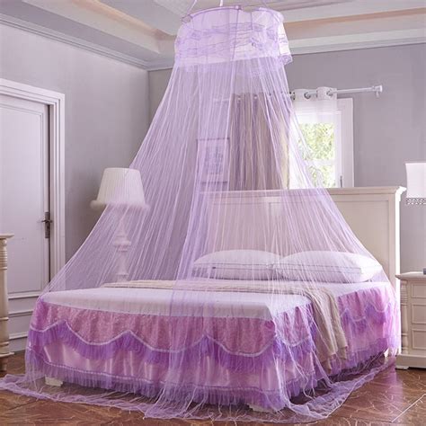 This design really is the best available. Round Hung Mosquito Net For Bed Canopy Adults Bedding ...