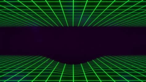Motion Retro Green Lines In Space Abstract Stock Motion Graphics Sbv
