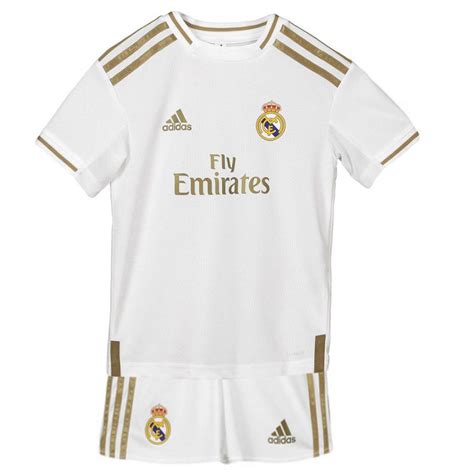 Real Madrid Kids Home Kit 201920 Authentic Adidas Outfit
