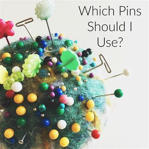 Types Of Sewing Pins And When To Use Them Sewing