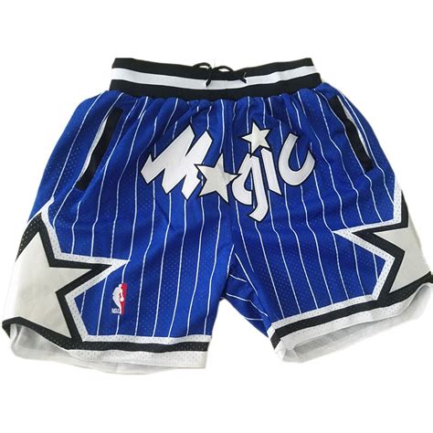 Nba Orlando Magic Herren Pocket Shorts Blau Swingman