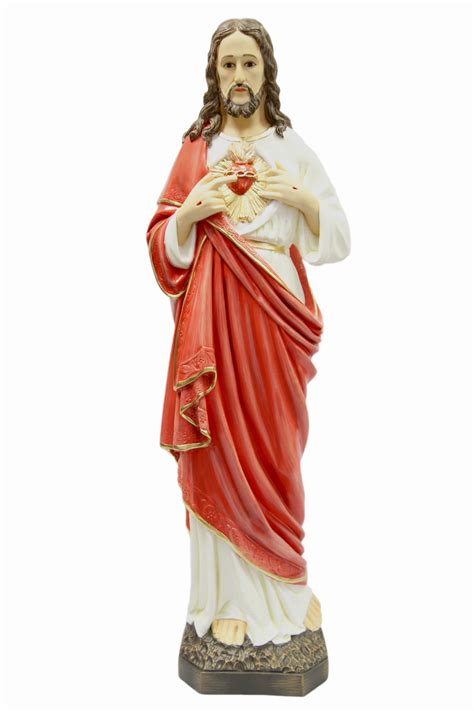 33 Inch Sacred Heart Of Jesus Christ Catholic Statue Sculpture Vittori