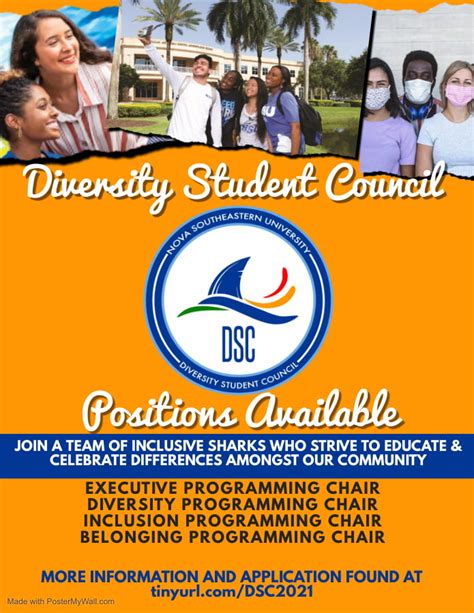 Diversity Student Council Positions Available Apply Now Nsu Sharkfins