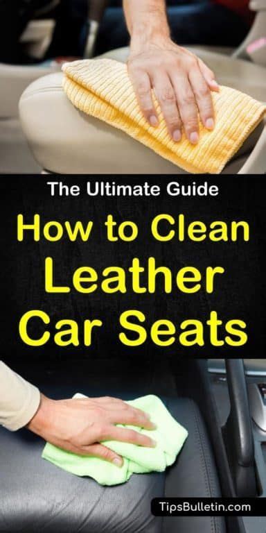 Clever Ways To Clean Leather Car Seats Cleaning Leather Car Seats