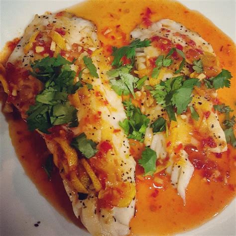 Grilled Sea Bass With Chili Lime Dressing Allrecipes