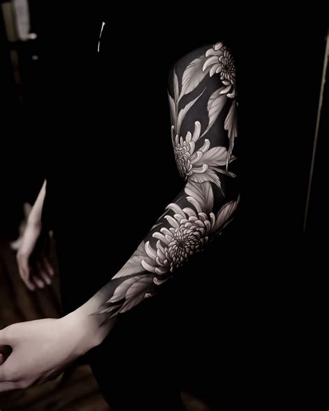 Funky Tattoos All Black Tattoos Japanese Flower Tattoo Japanese