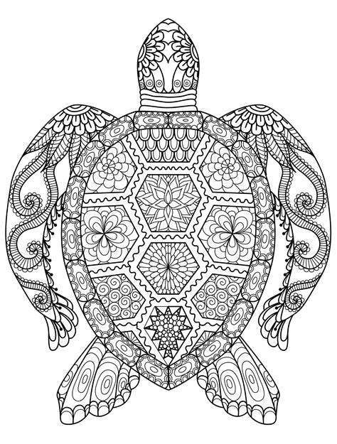 Animal Coloring Pages With Patterns Stanleyfried