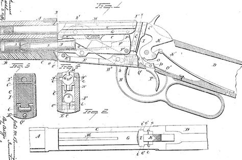 Winchester Model 1894 Us Patent No 524702 Drawings And Resources