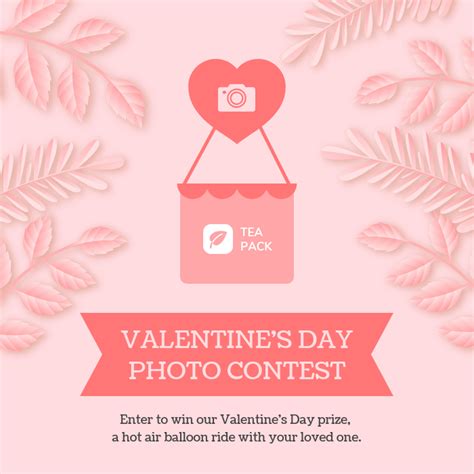 Photo Contest Valentines Day Instagram Post Venngage