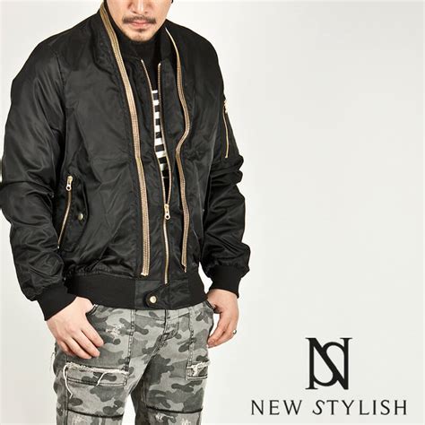 Sleek black leather jacket with gold hardwarde. Outerwear - ★SOLD-OUT★GOLD ZIPPER ACCENT BLACK ZIP-UP ...