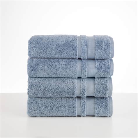 Luxury Supima Spa Blue Bath Towel
