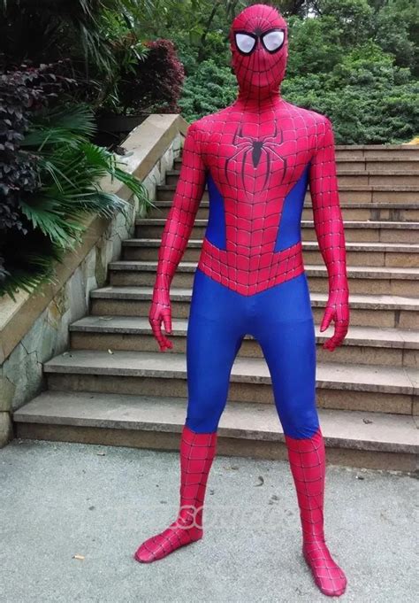Buy 2016 High Quality Spandex Adult Spiderman Zentai Suit Dc Marvel Super Hero