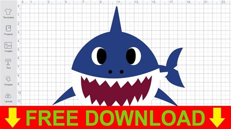Baby Shark SVG Free Cutting Files Cricut Silhouette | Free svg