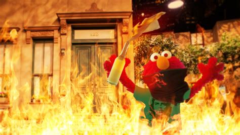 In New Sesame Street Episode Elmo Joins Antifa And Torches Local