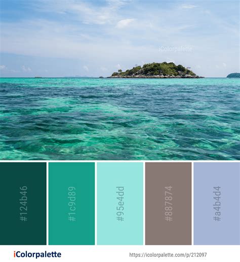 Color Palette Ideas From 2191 Sea Images Icolorpalette Beach Color