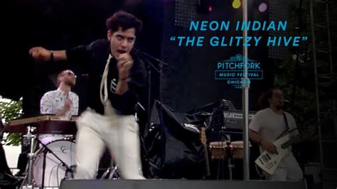 neon indian perform the glitzy hive pitchfork music festival 2016 youtube