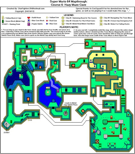 Super Mario 64 B3313 Map