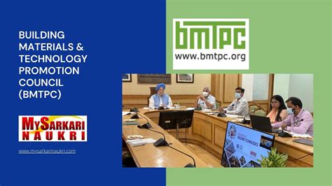 Building Materials And Technology Promotion Council Bmtpc Recruitment