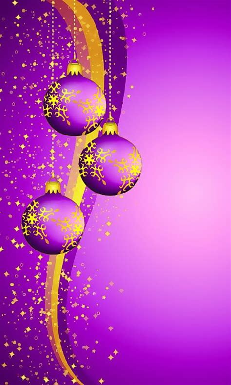 Joy to the world christian christmas mobile wallpaper for android phones, iphone 6s, iphone 6, samsung note 5, samsung note 4, samsung s6. Download 480x800 «Christmas Purple Balls» Cell Phone ...