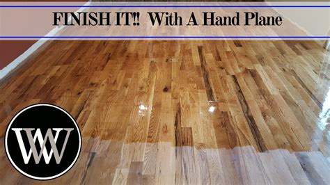How To Hand Scrape A Floor And Finish It With Waterlox Youtube