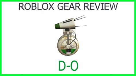 Roblox Gear Review 32 D O Youtube