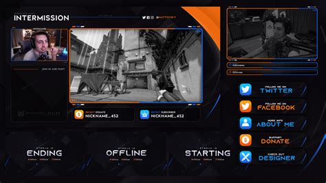 Free Stream Overlay Template 2021 Psd Pack Download