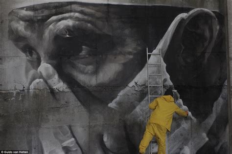 Chernobyl Disaster Zone Has Hanuting Mural Painted By Australian Artist