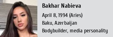 Bakhar Nabieva Height Weight Size Body Measurements Biography