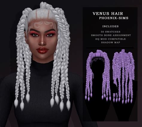 Venus And Denisa Hairs At Phoenix Sims The Sims 4 Catalog