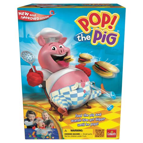Goliath Pop The Pig Childrens Game Belly Busting Fun Feed Him