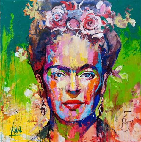 Frida kahlo kimdir ve hayatı ensonhaber'de. Frieda, 160x160 cm/63,0x63,0 inch, Acrylic on Canvas ...