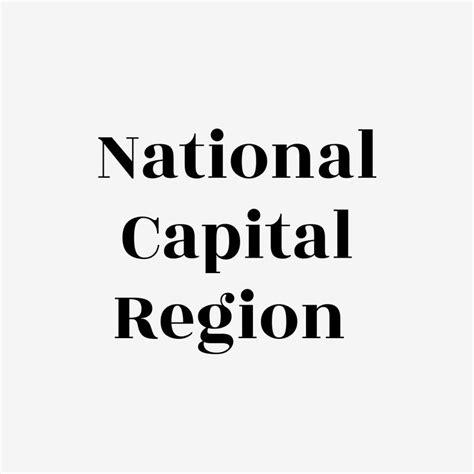 Ncr National Capital Region Philippines In 2023 Capital Region