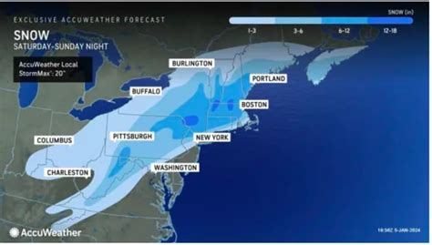 Projected Snowfall Totals Increase As Noreaster Nears These Spots