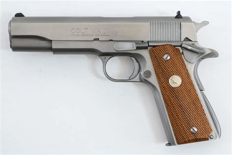 Colt Government 1911 Stainless 45 Pistol Online Gun Auction