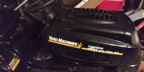 Yard Machines By Mtd 7 Speed Shift On The Go Riding Mower For Sale In