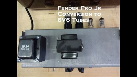 Fender Pro Jr Tube Guitar Amp Conversion To 6v6 Sound Test Bold Audio